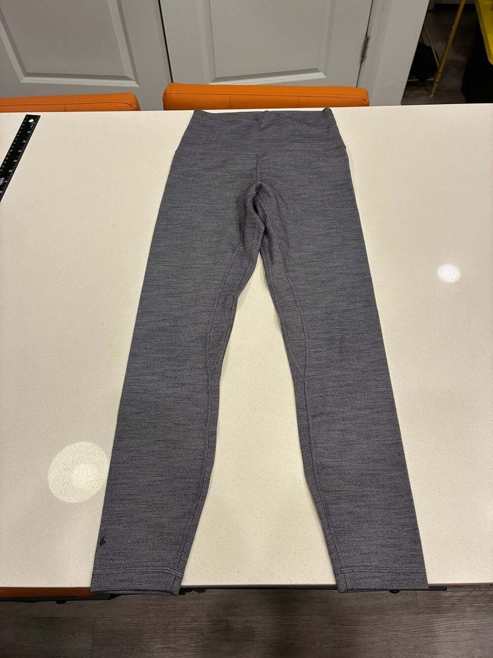 Lululemon Athletica Wunder Under High-Rise Tight Spacedye Grey Leggings